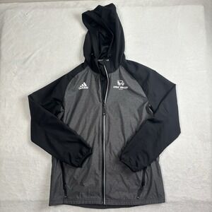 Adidas Utah‎ Valley Saac Full Zip Long Sleeve Windbreaker Hoodie Men's Medium